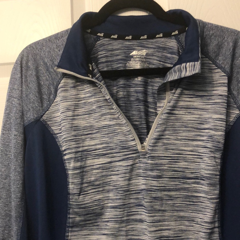 Woman’s Avia Long-sleeve, Zip Up Workout Shirt